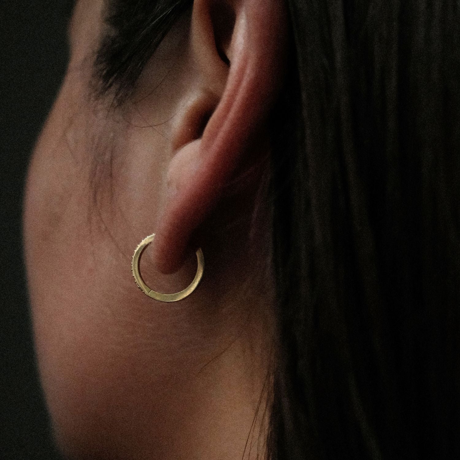 Zijkant Kristal Hoops