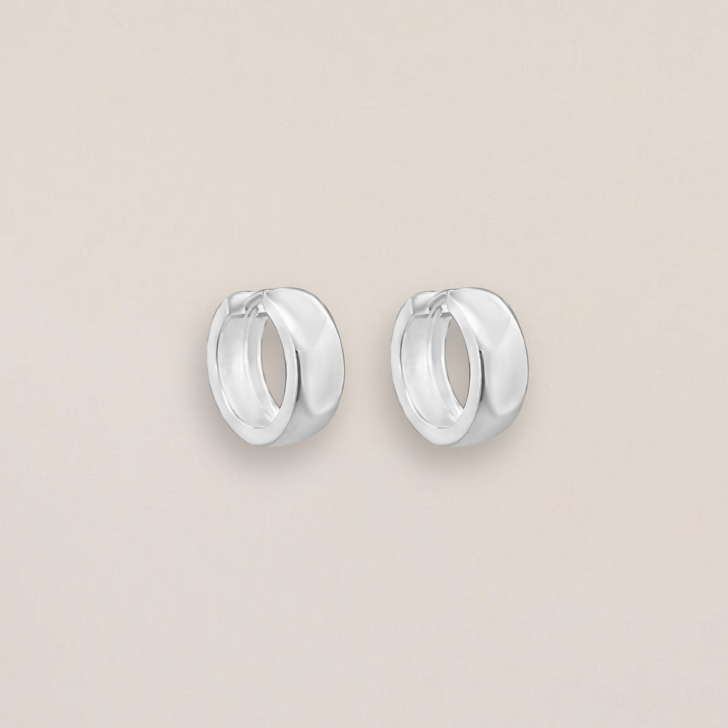 Zilver hoops M