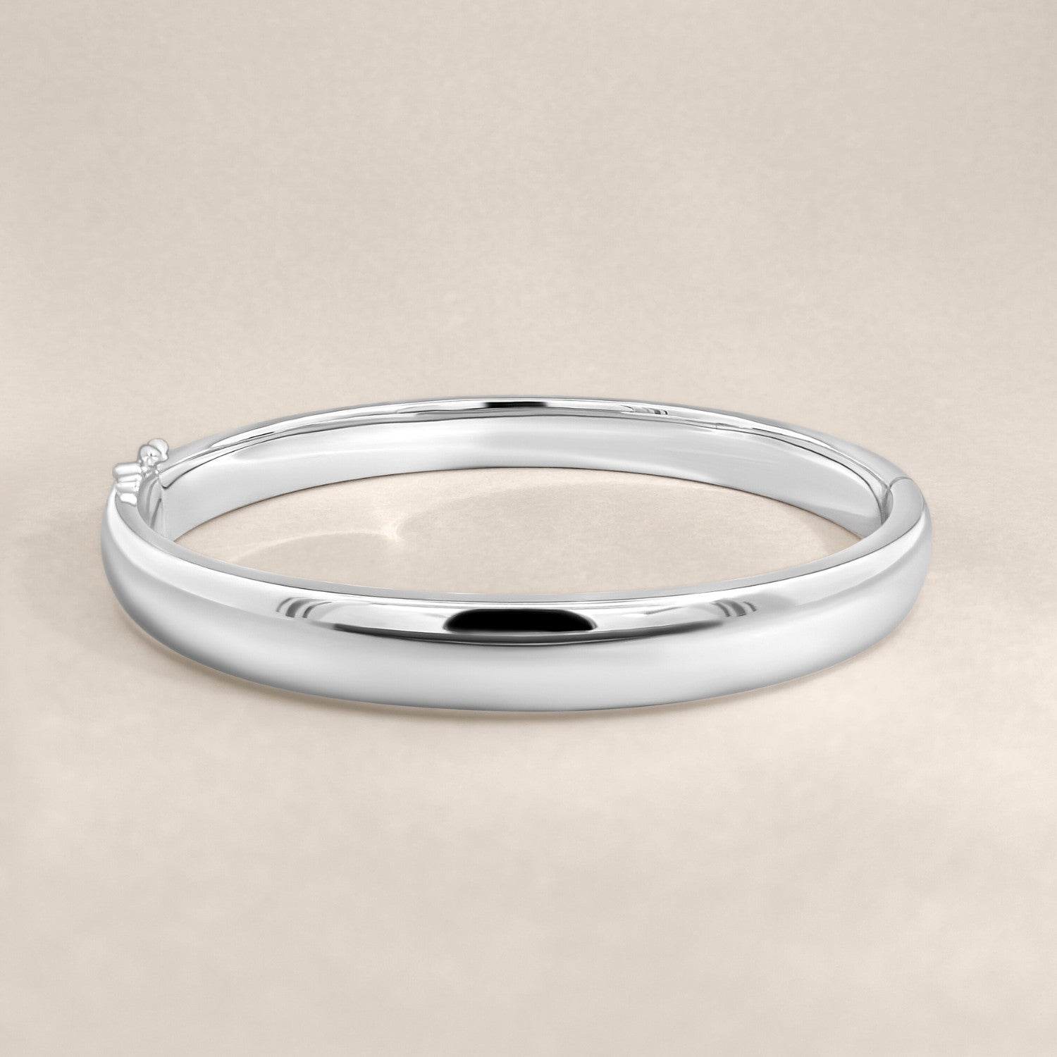 Zilveren bangle armband