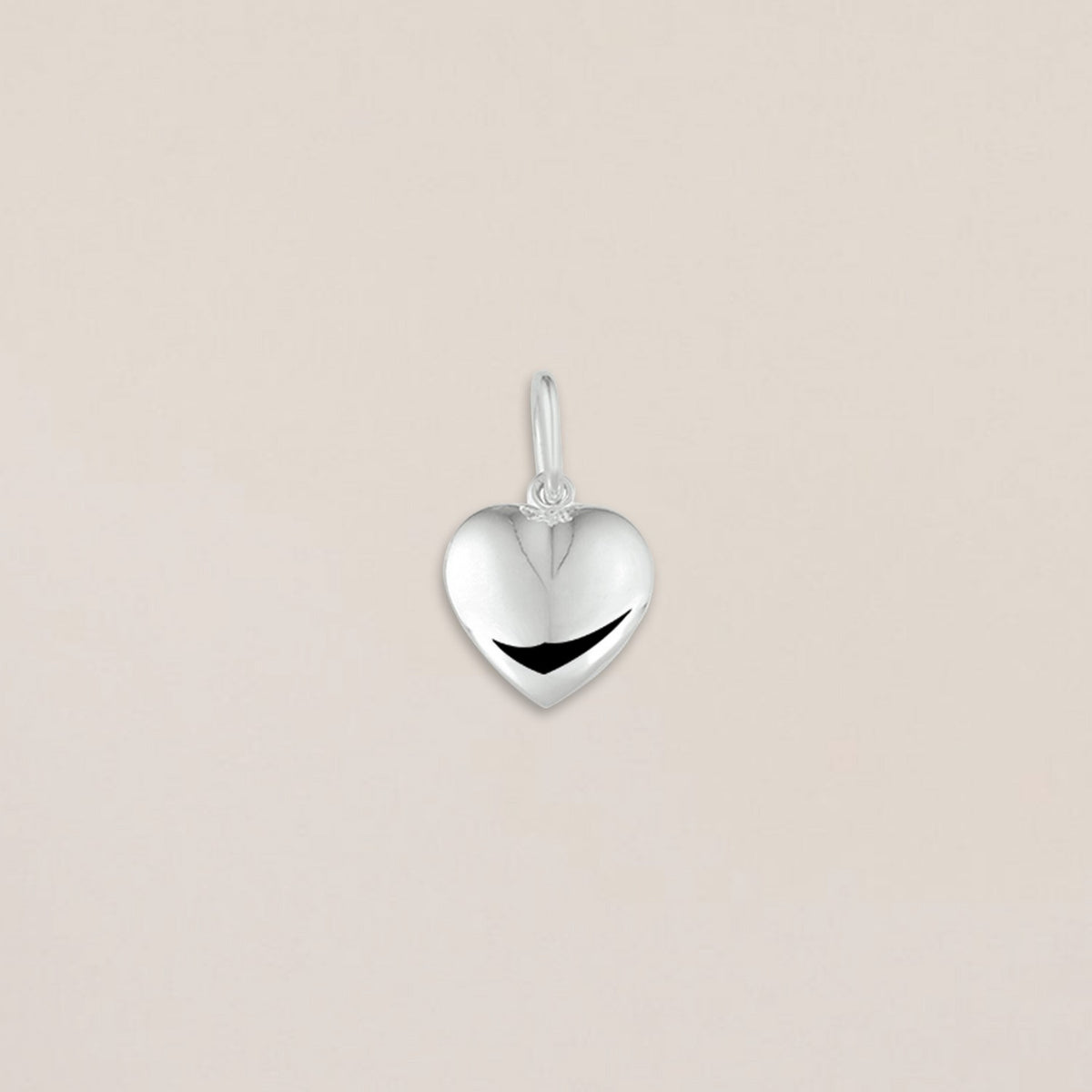 Silver Heart Pendant Small | Oro Jewels