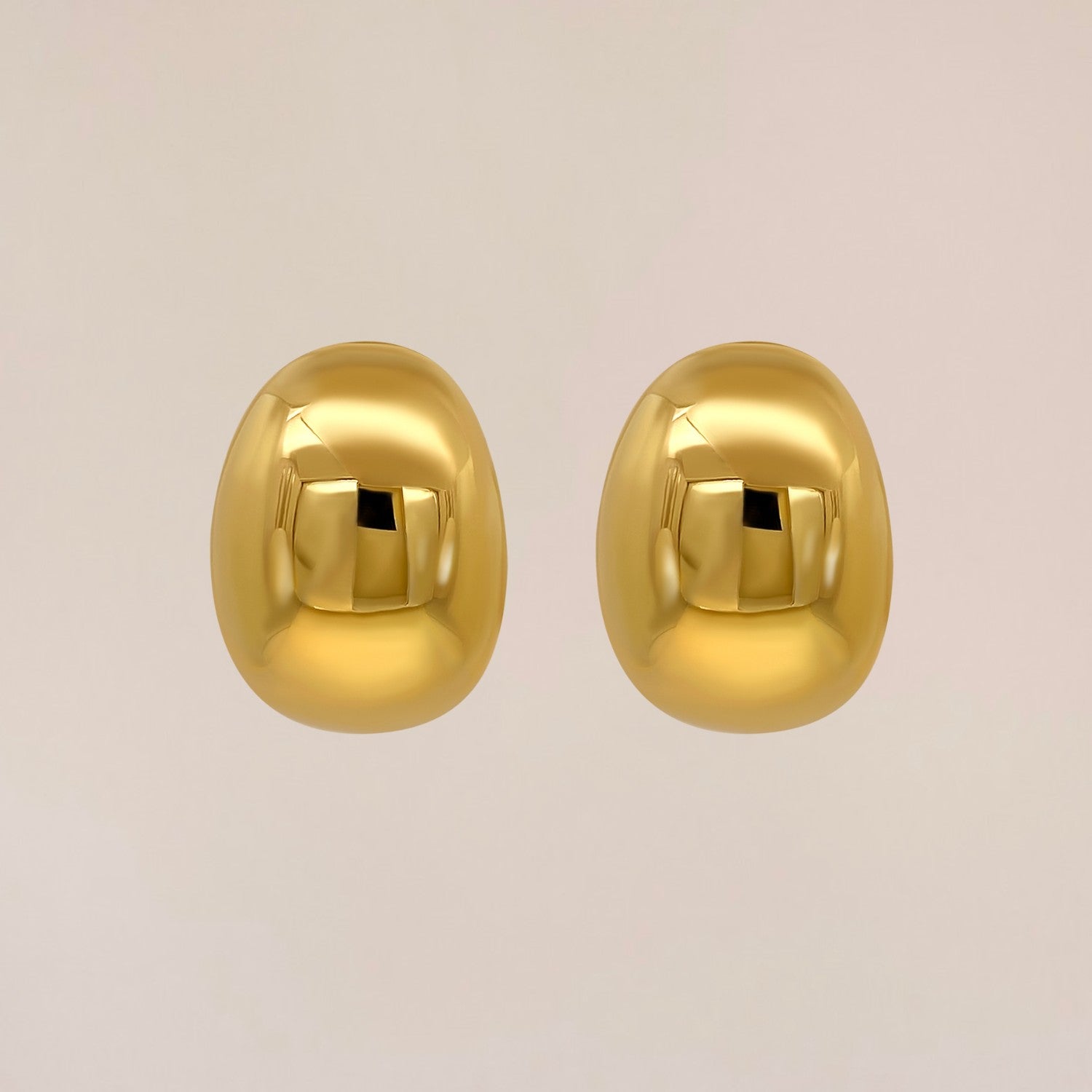 dome oorbellen oro