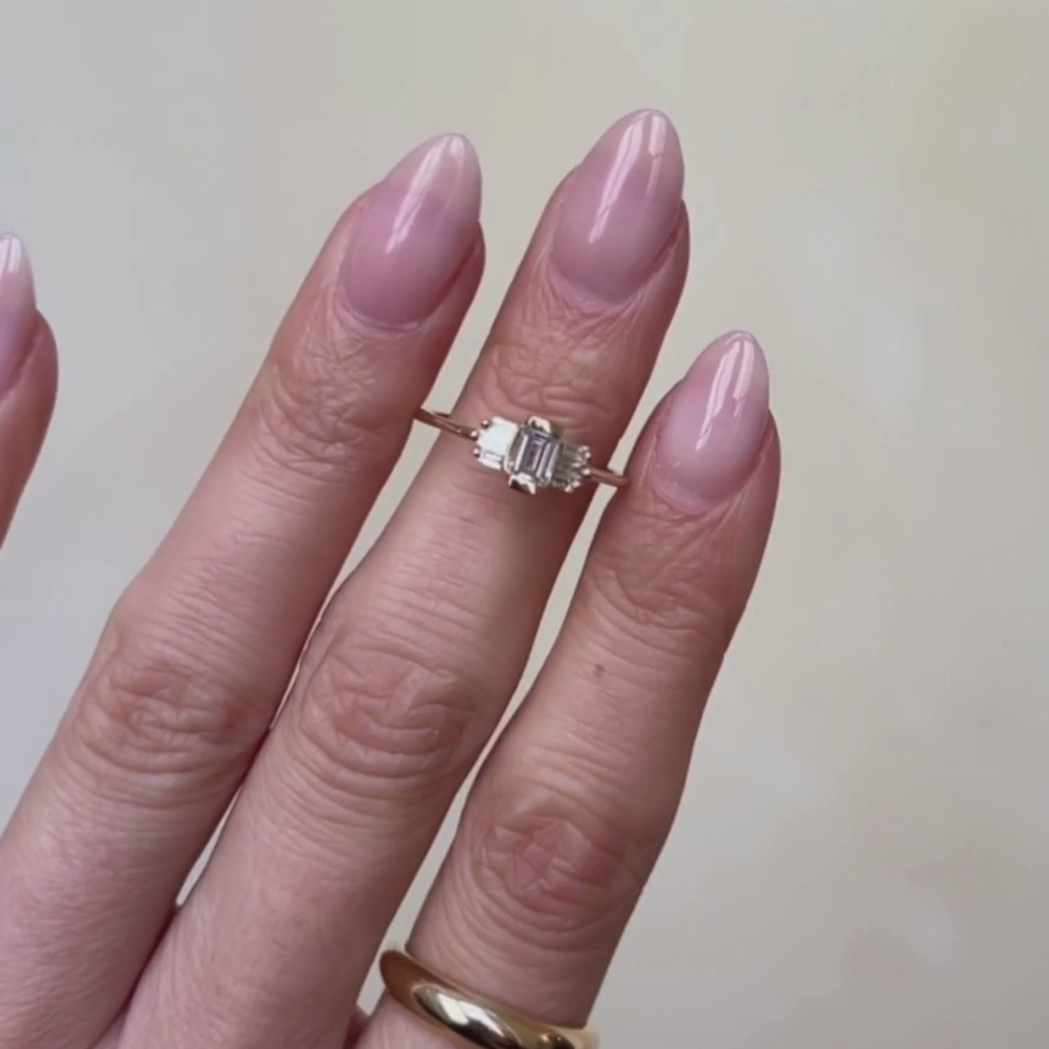 Baguette Trio Diamond Ring