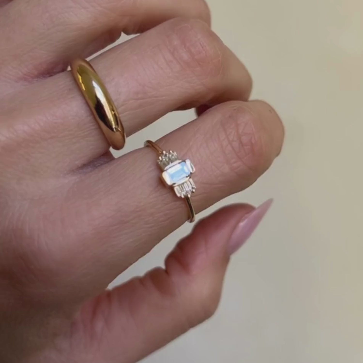 Diamond Trio Baguette Ring