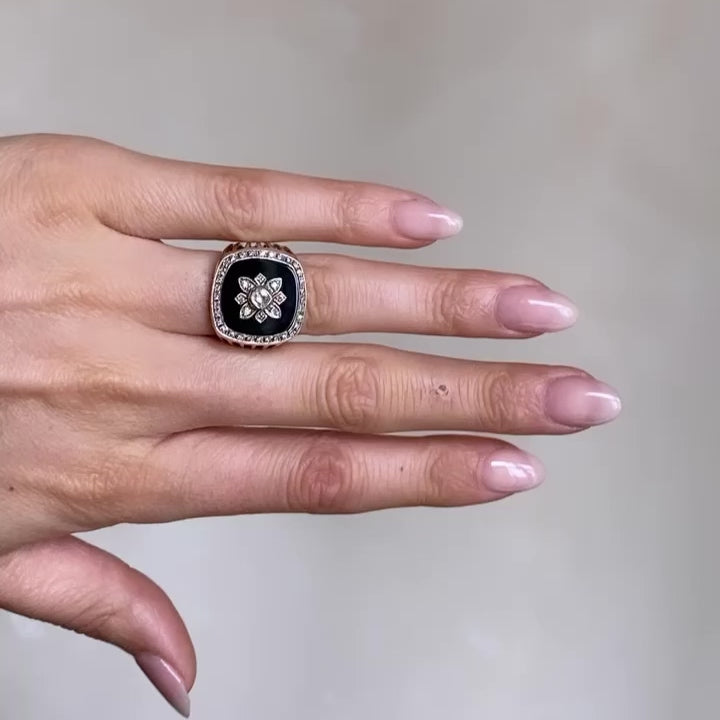 Signet ring onyx